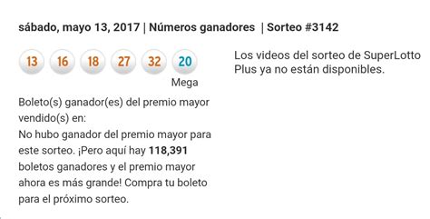 súper lotto sorteo 3081|Números ganadores de California SuperLotto Plus .